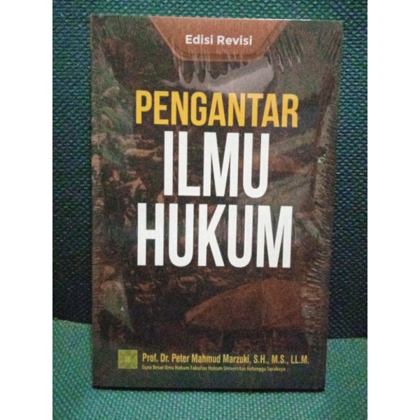 Jual Buku Original Pengantar Ilmu Hukum Edisi Revisi Terbaru Peter