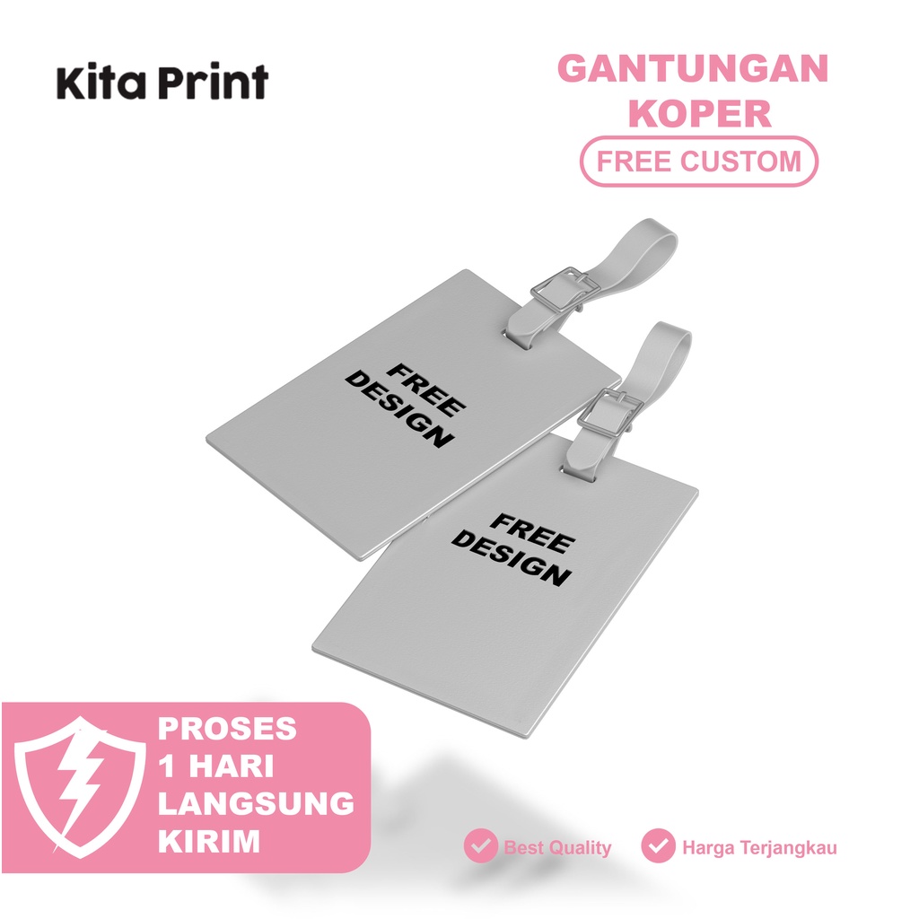 Jual Tag Koper Luggage Tag Akrilik Custom Print Luggage Tag Akrilik