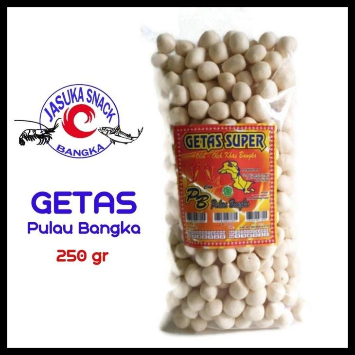 Jual Kerupuk Getas Ikan Tenggiri Cap Pulau Bangka 250gr Asli Bangka