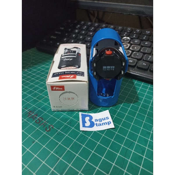 Jual Shiny R524D Stempel Expired Tanggal Mini Dater Mini R-524D [HANYA ...