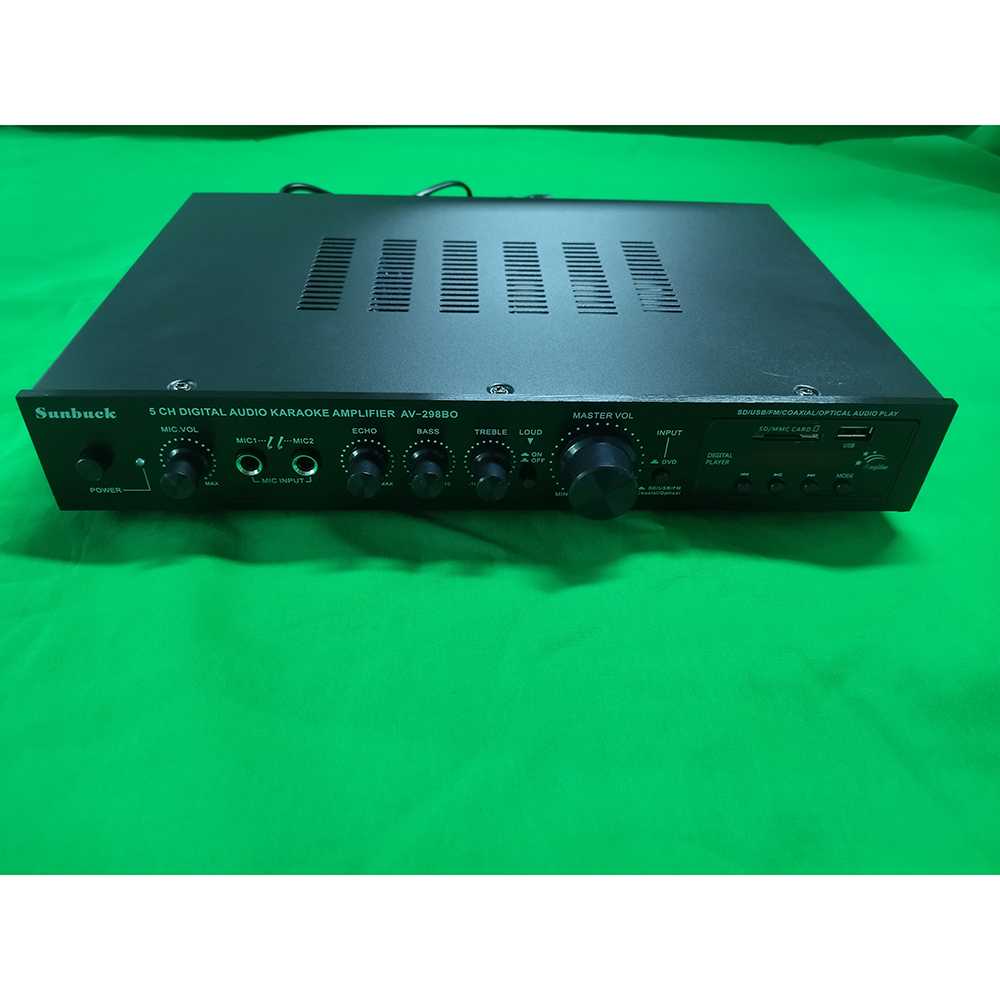 Jual Sunbuck Bluetooth Audio Amplifier Karaoke AV298BO ELNK