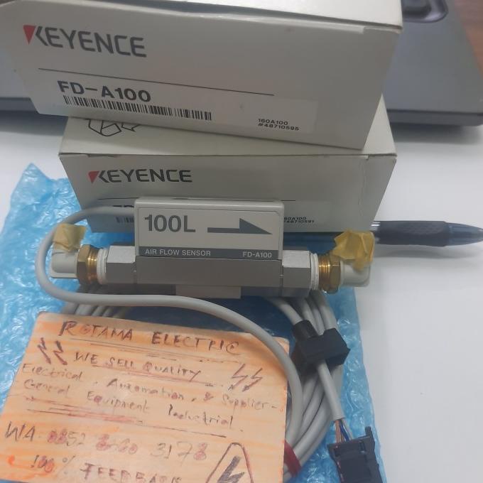 Jual Air Flow Sensor Keyence FdA100 100L Sensor Head Air/Nitrogen