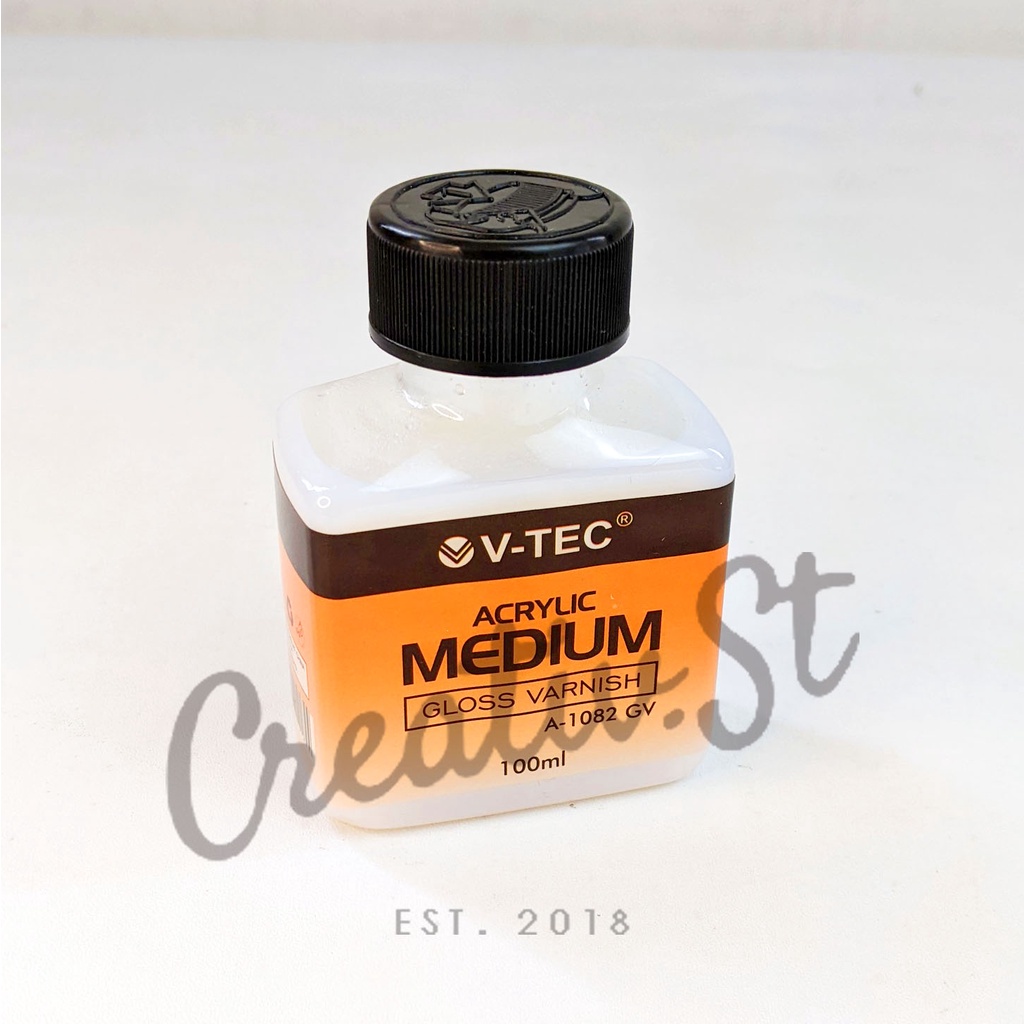Jual VTec Acrylic Medium Varnish 100 Ml Matt Glossy Vernis Finisher