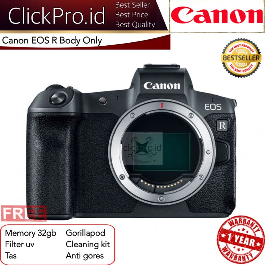 Jual Canon EOS R Body Only Mirrorless Camera | Shopee Indonesia