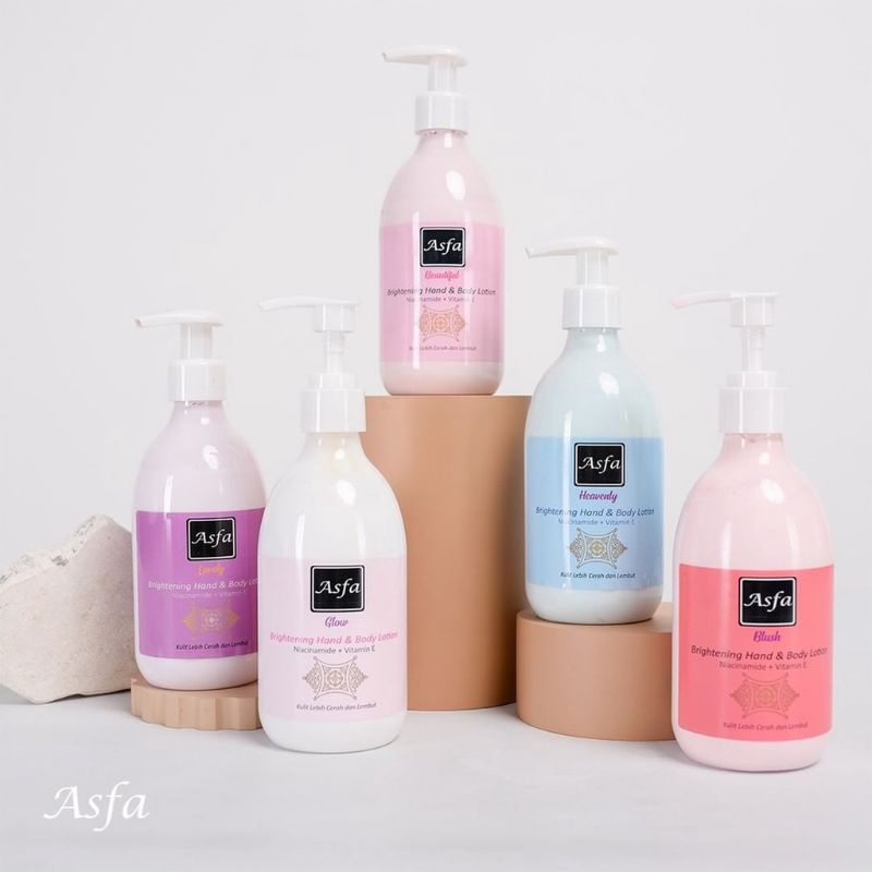 Jual Asfa Brightening Hand & Body Lotion 130ml/300ml | Shopee Indonesia