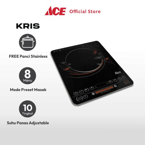 Jual Ace Kris Kompor Listrik Induksi Dengan Panci Hitam Electric