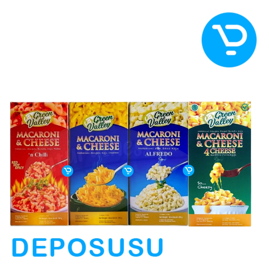 Jual GREEN VALLEY Macaroni & Cheese 200g ORIGINAL ALFREDO SAUCE