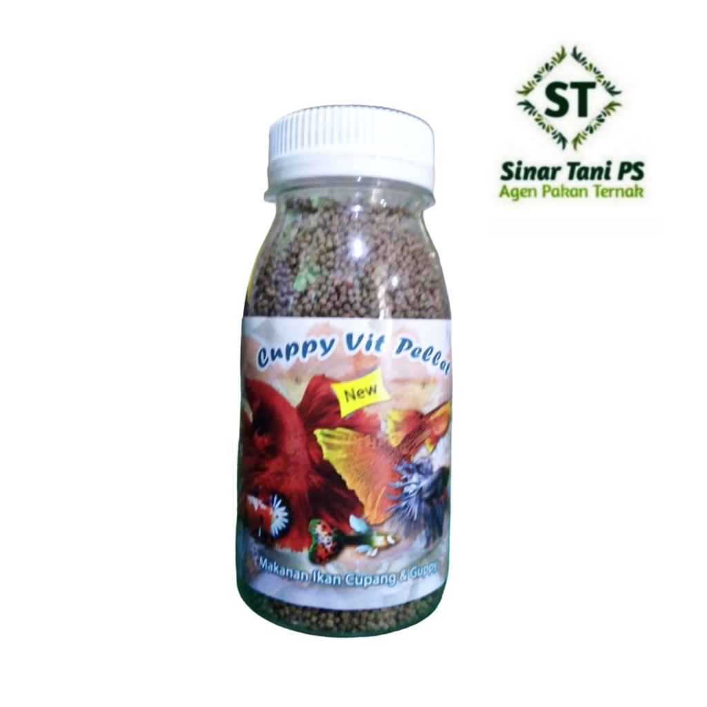 Jual Cuppy Vit Makanan Pelet Ikan Cupang And Guppy Pakan Cupang And Guppy