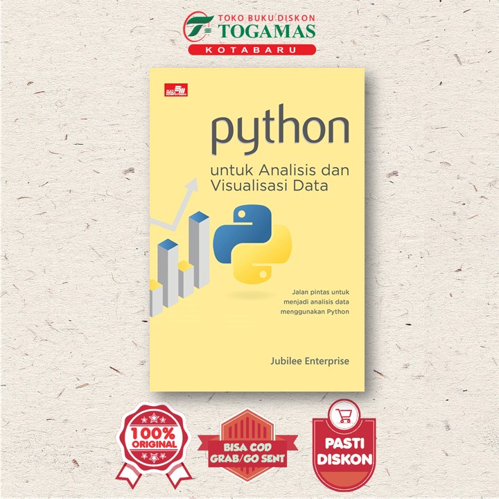 Jual PYTHON UNTUK ANALISIS VISUALISASI DATA - JUBILEE ENTERPRISE ...