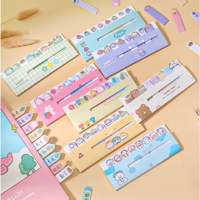 Jual Sticky Notes / Memo / Stick Marker / Pembatas Buku / Sticker ...