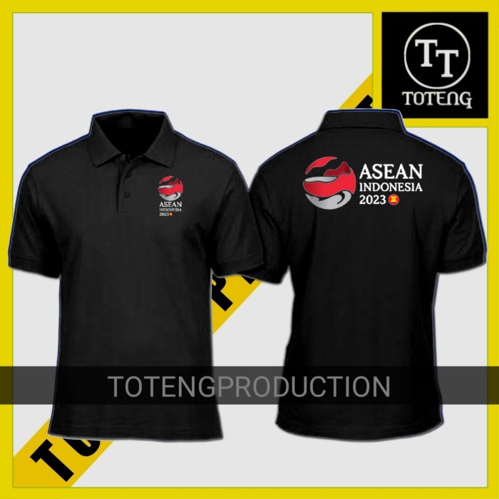 Jual Baju Polo Kerah ASEAN INDONESIA 2023 Pria Wanita Terbaru Grosir ...