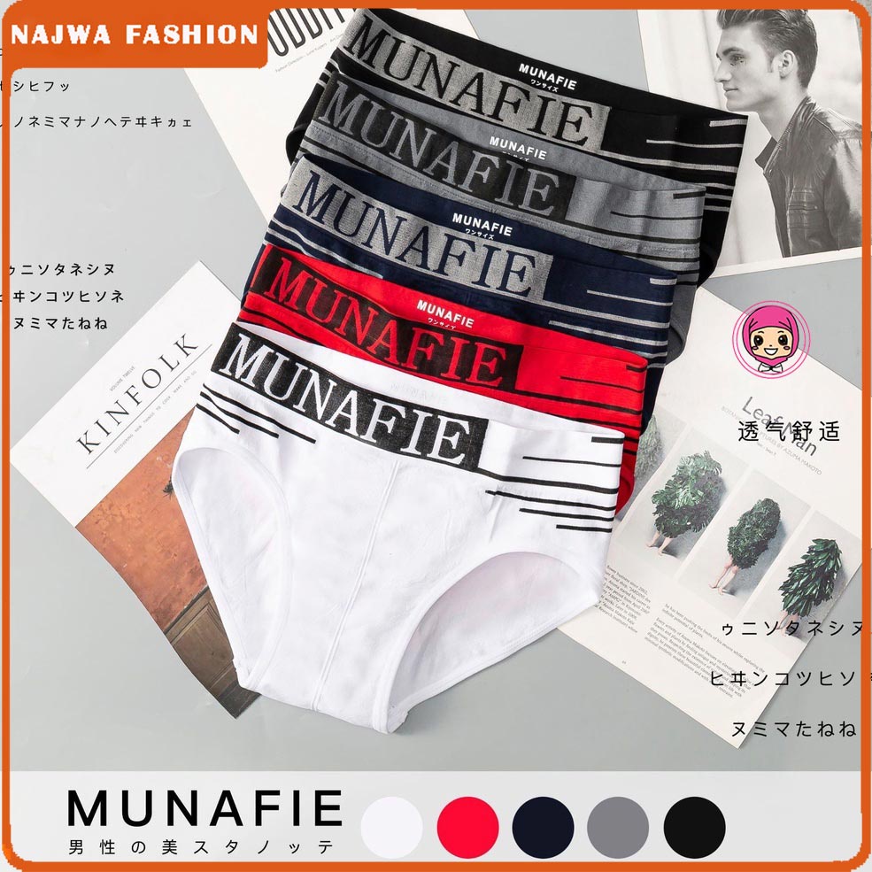 Jual Najwa Celana Dalam Munafie Pria Celana Dalam Murah Underwear Import Shopee Indonesia