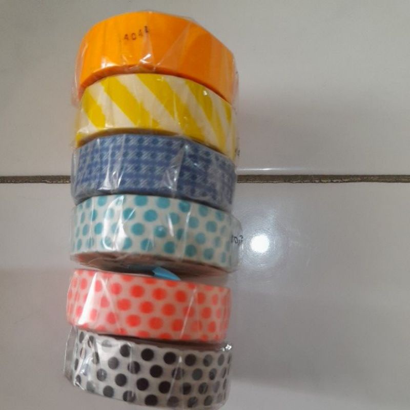 MT Washi Tape 15mm X 7m - 3er Pack Abdeckband Zum Basteln