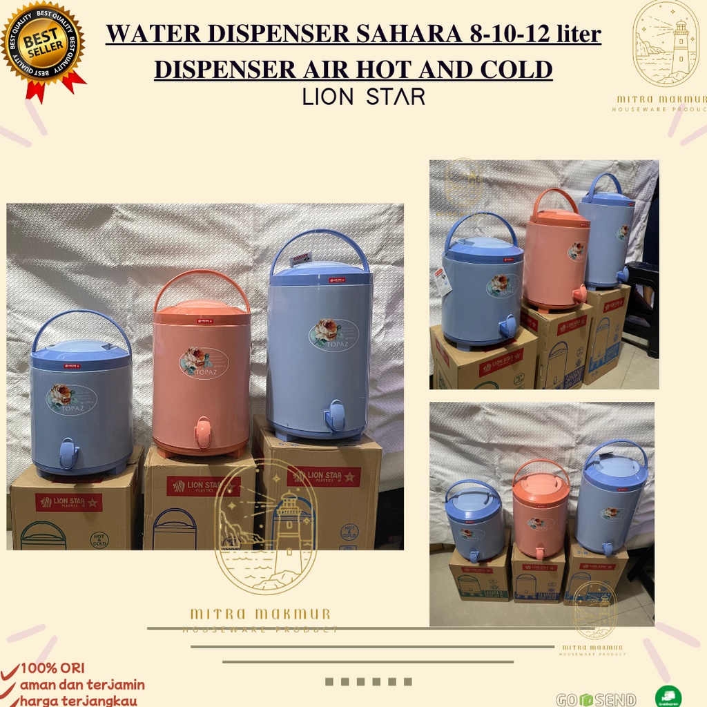 Tempat Air Minum Sahara Drink Jar Dispenser Minuman 12 Liter Lion Star