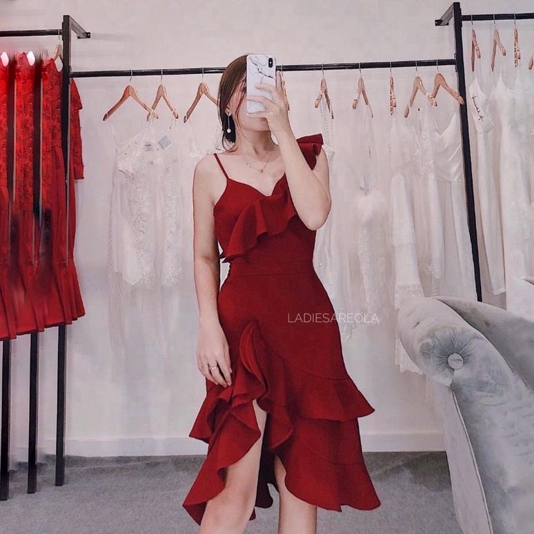 Jual Promo Lois Dress Dress Pesta Wanita Gaun Malam Baju Party