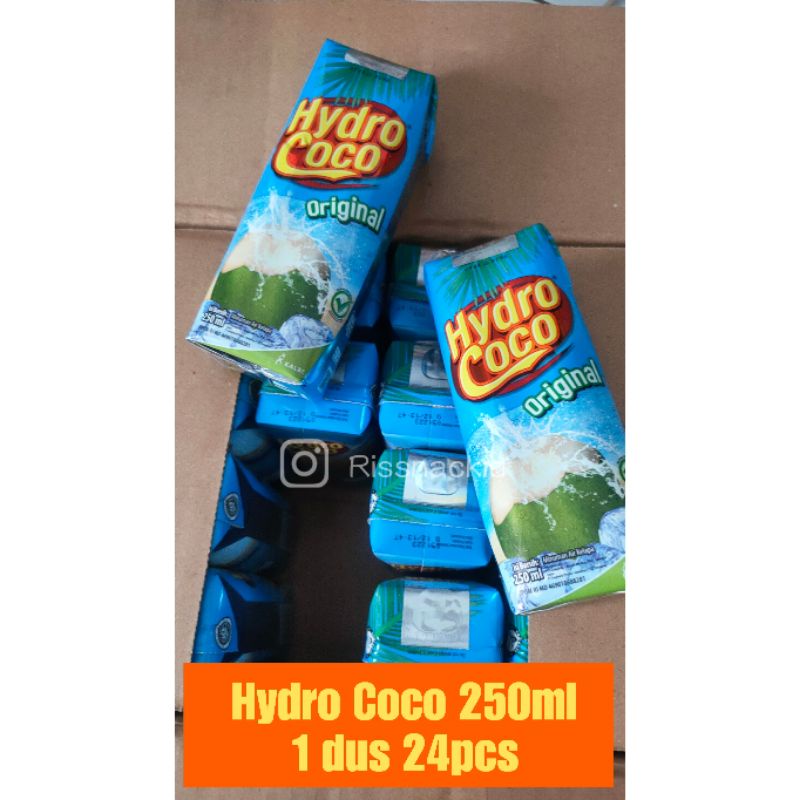 Jual Hydro Coco Original 250ml (1 dus isi 24pcs) Shopee Indonesia