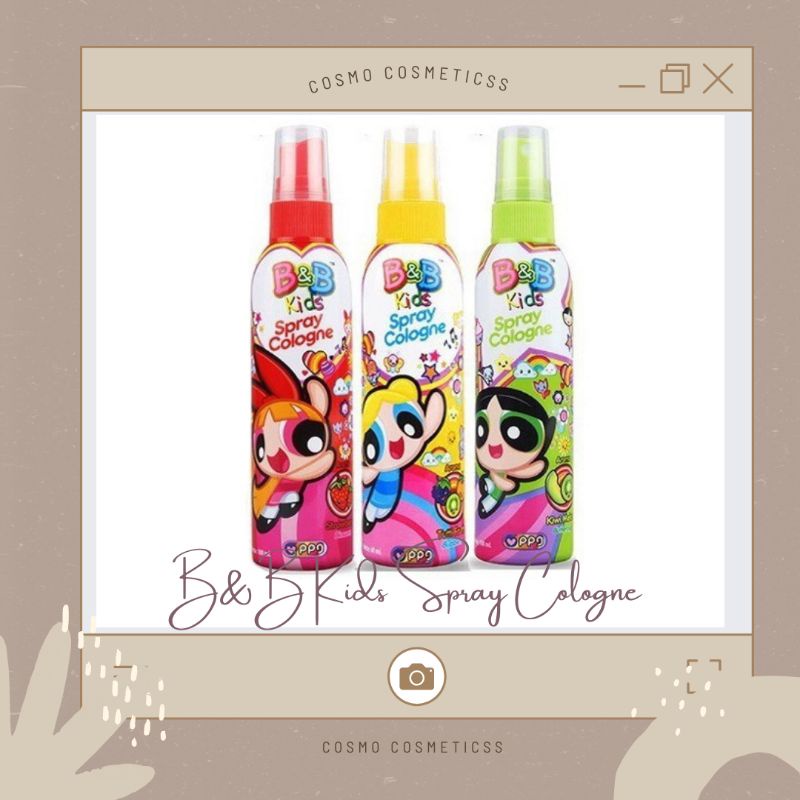 Jual B&B Kids Spray Cologne 100ml | Shopee Indonesia