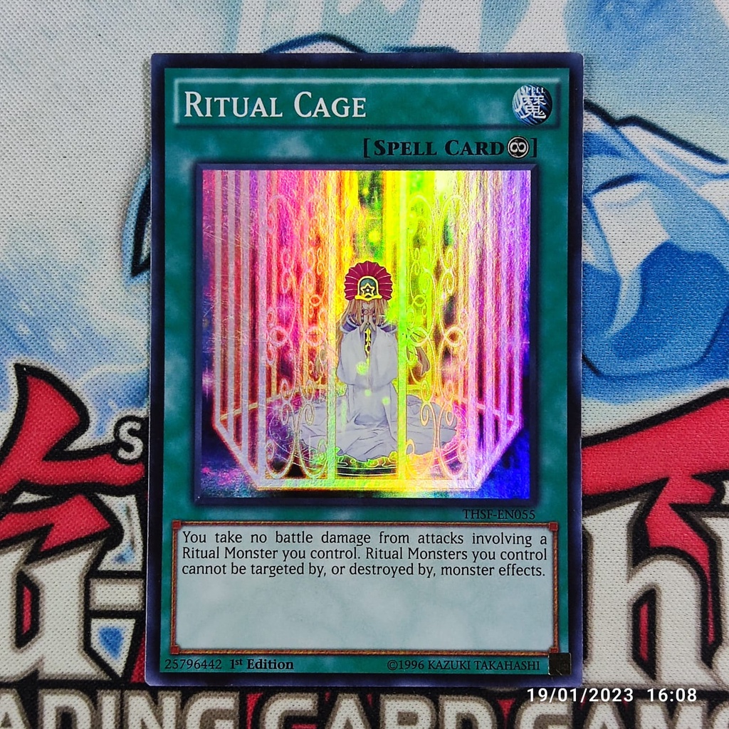 Jual yugioh ritual cage THSF super rare 1st original | Shopee Indonesia