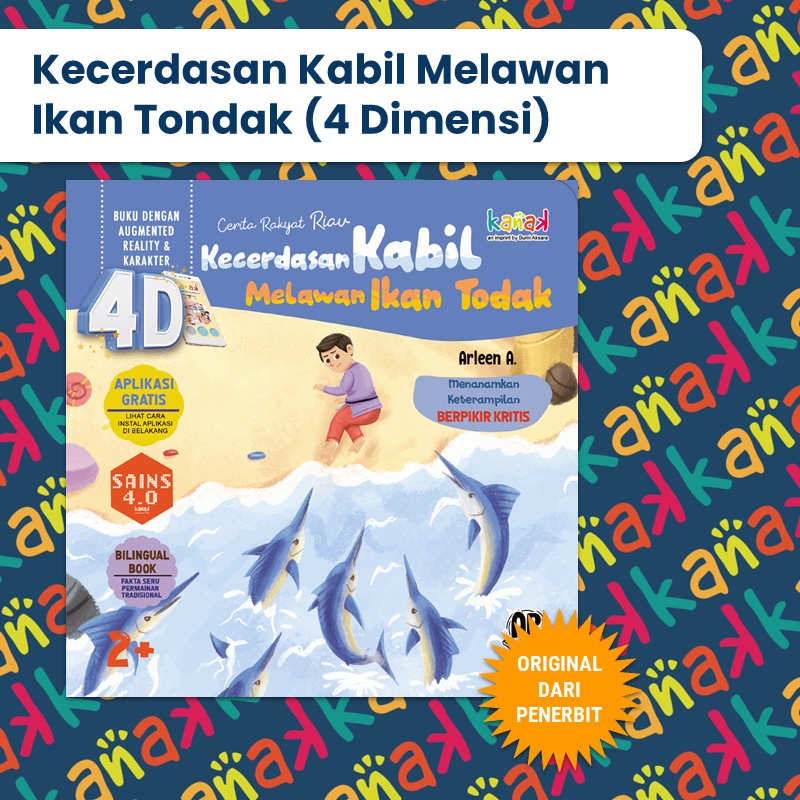 Jual Kecerdasan Kabil Melawan Ikan Todak 4 Dimensi Shopee Indonesia