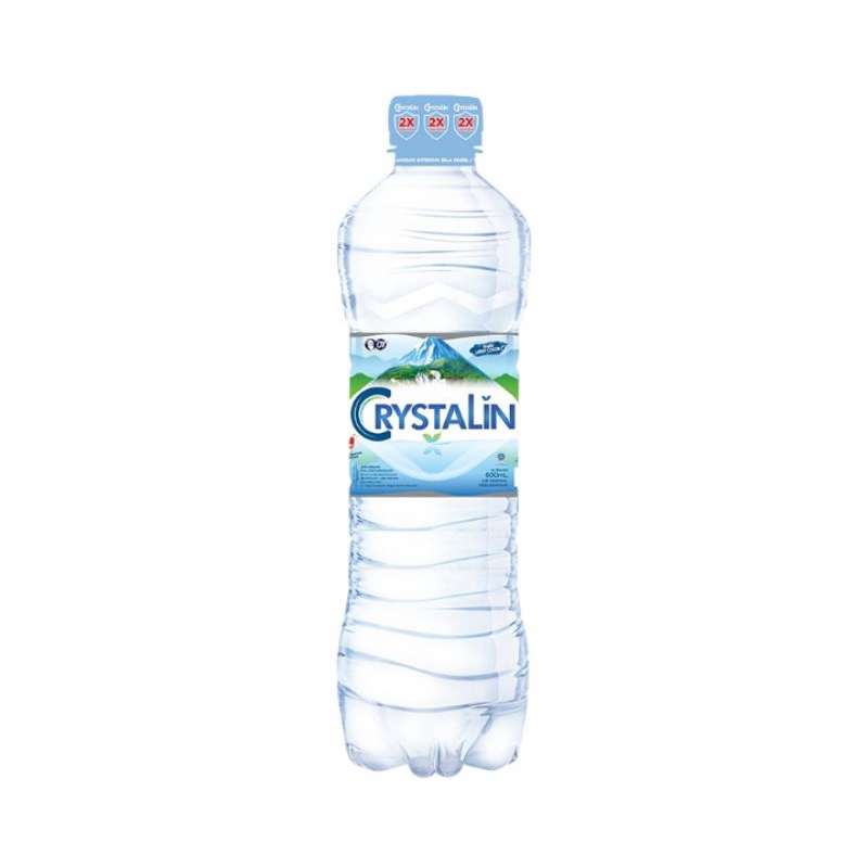 Jual Air Minum Mineral Crystalin 600 ml | Shopee Indonesia