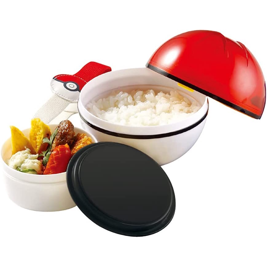 Jual [Skater] Round Pokeball Lunch Box Bento Box Pokemon 3D 2 Tier ...