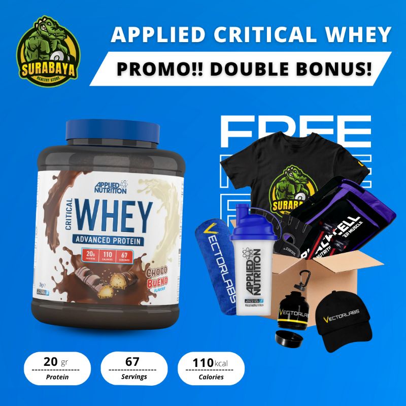 Jual Applied Nutrition Critical Whey Protein 5 Lbs Bpom Whey Isolate Blend Wpi Concentrate Wpc 1462