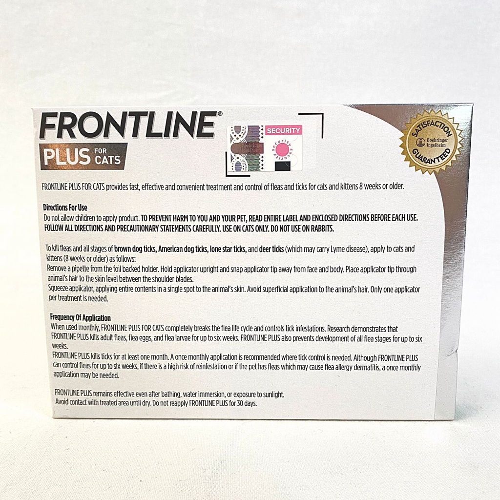 Jual FRONTLINE Plus Obat Kutu Kucing Flea and Tick Drop for Cat 1pcs ...