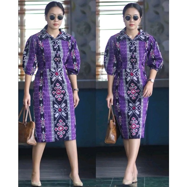 Dress 2024 endek modern