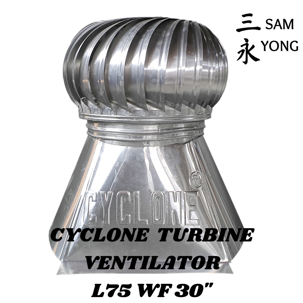 Jual Cyclone Turbine Turbin Roof Atap Ventilator 30 Stainless Steel