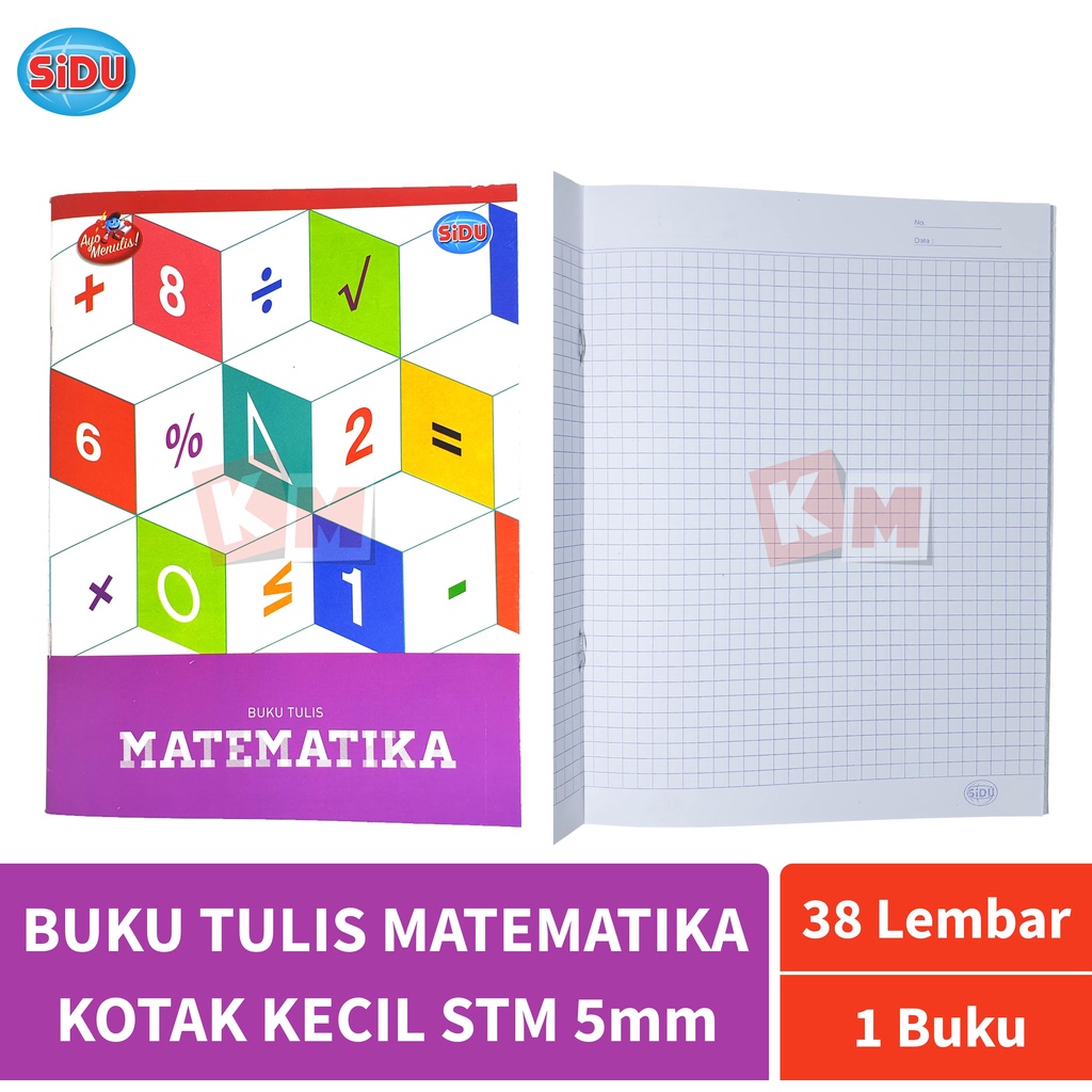 Jual Buku Tulis Matematika Kotak Kecil Stm Strimin 5mm Sidu 38 Lembar Shopee Indonesia 1216