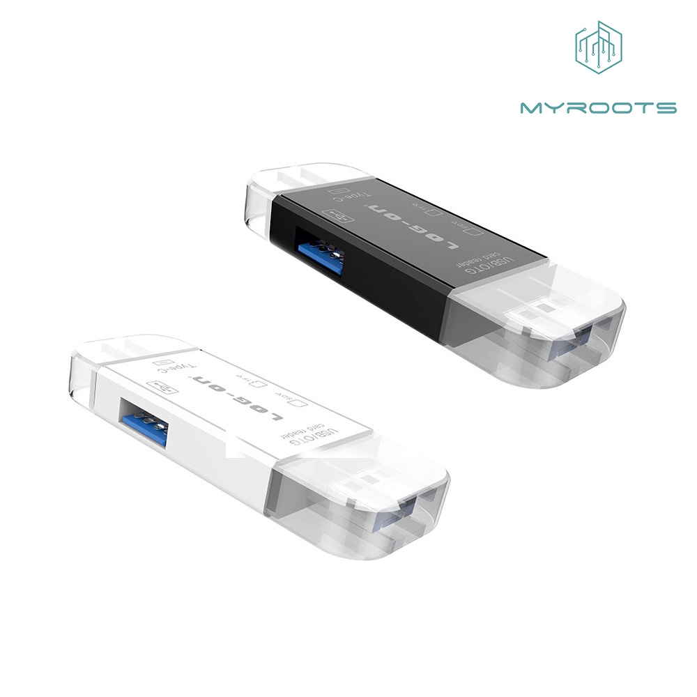 Jual MYROOTS X LOG ON CARD READER LO-CR07 3IN1 USB ADAPTER TYPE C/MICRO ...