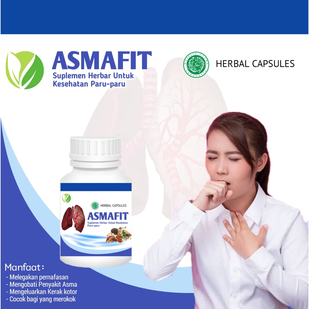 Jual Obat Asma Herbal Ampuh Obat Sesak Nafas Dan Batuk Obat Paru Paru Tablet Bpom Shopee 4930