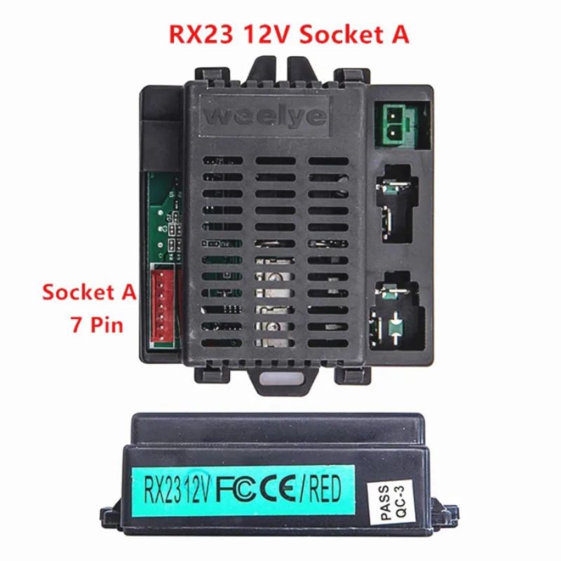 Jual REMOT RECEIVER WEELYE RX23 12V 7PIN FC CE SOKET A / SOKET B REMOTE ...