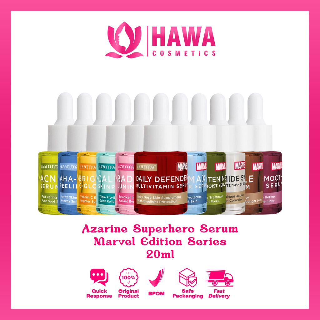 Jual Azarine Superhero Serum Marvel Edition SERIES 20ml | Shopee Indonesia