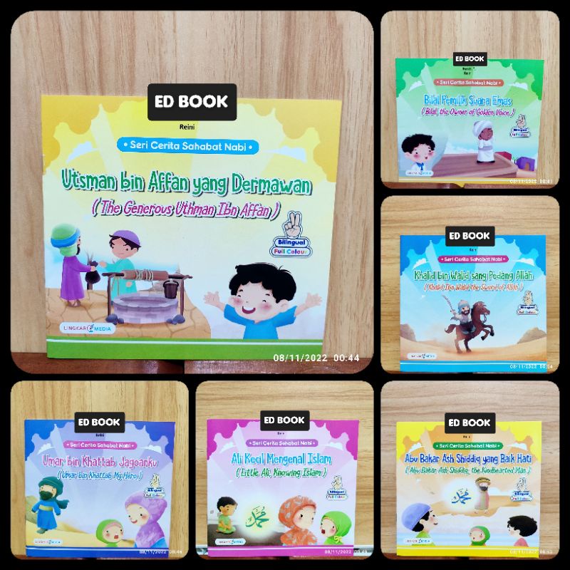 Jual Paket Lengkap 6 Buku Cerita Anak Islam - Seri Cerita Sahabat Nabi ...