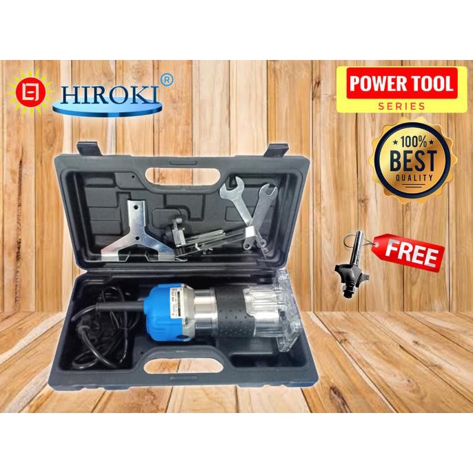 Jual HIROKI HR-370 Mesin Profil Kayu.Wood Trimmer. mesin trimer router ...