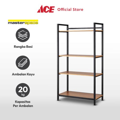 Jual Ace Masterspace Rak Besi Serbaguna Tingkat Hitam Storage Rack