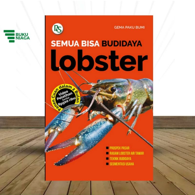 Jual Buku Lobster Semua Bisa Budidaya Lobster BUKUNIAGA | Shopee Indonesia