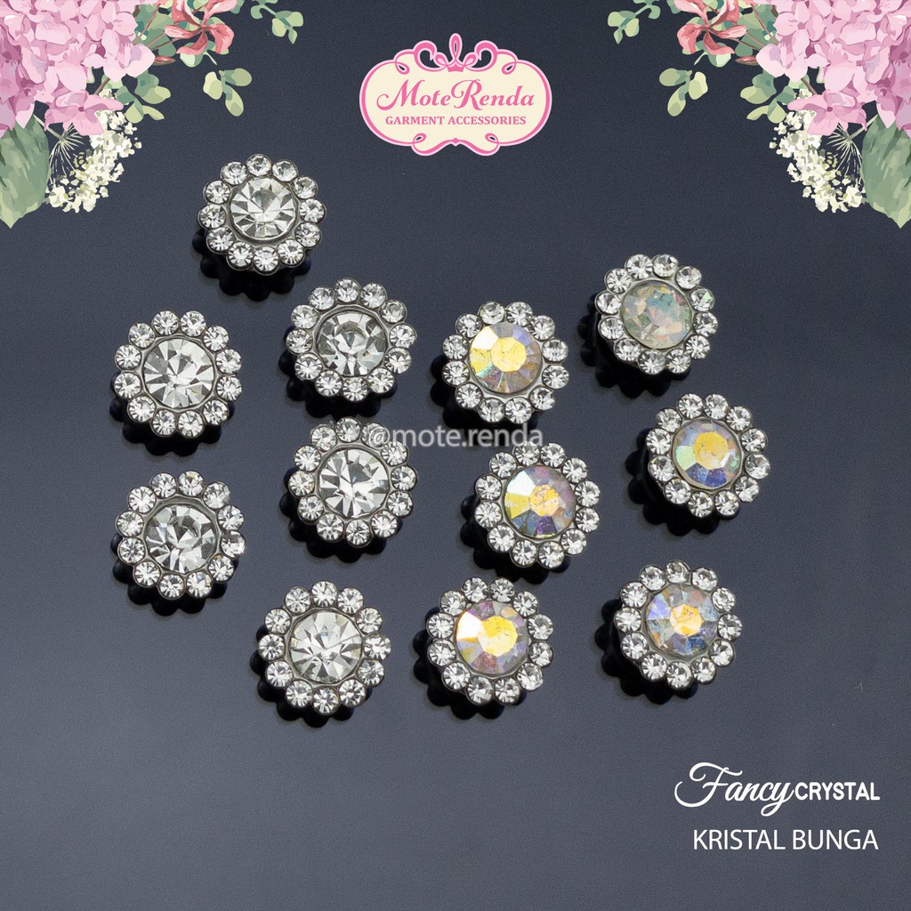 Jual Fancy flower diamond/kristal bunga, kode 3UMB | Shopee Indonesia