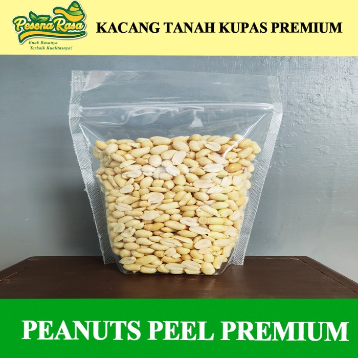 Jual Kacang Tanah Kupas Mentah Impor 1 Kg Uk 61 71 Blanched Peanut 1