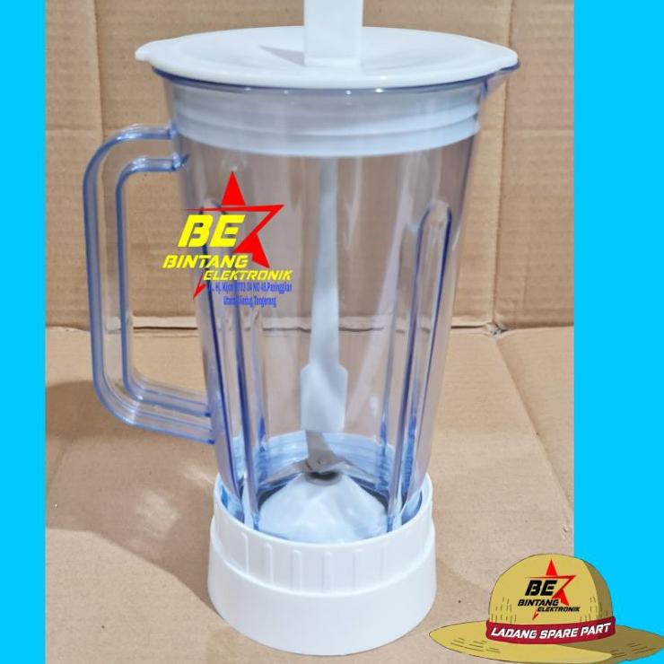 Jual Promo Cod Gelas Plastik Jus Set Putih Blender Miyako Pl