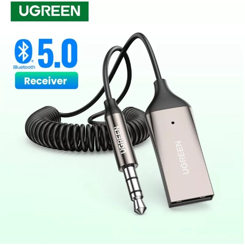 Jual Ugreen Car Bluetooth Audio Receiver Adpter Aux 3.5mm Shopee