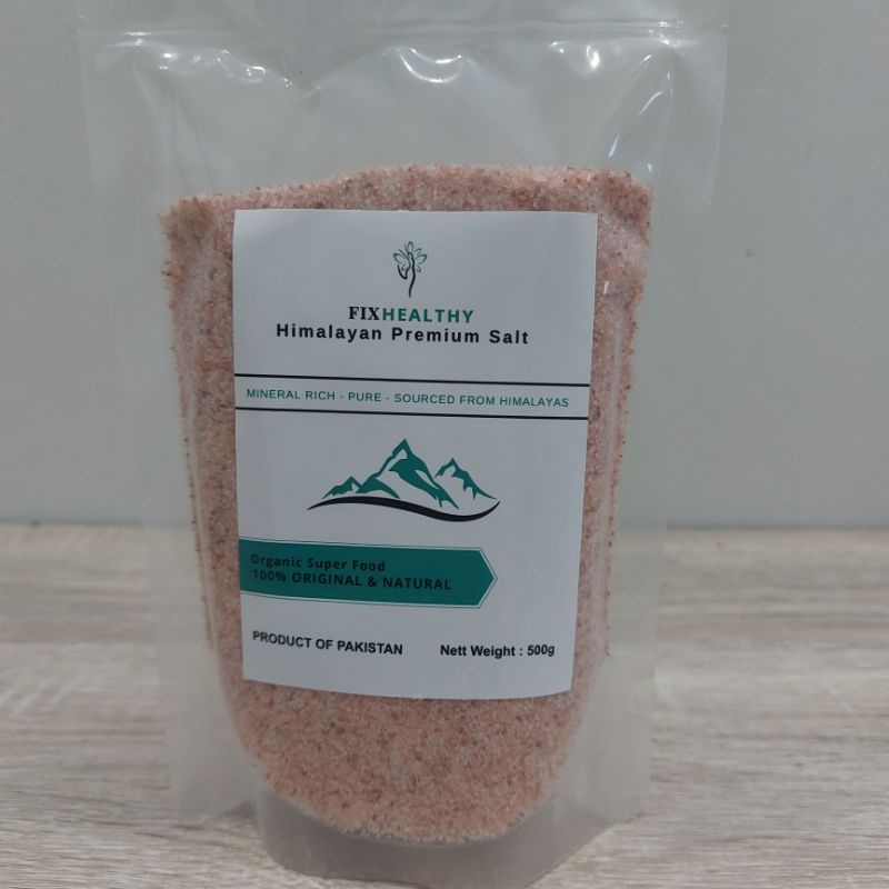 Jual (Asli) Garam Himalaya Fixhealthy 500gr Himalayan Pink Salt ...