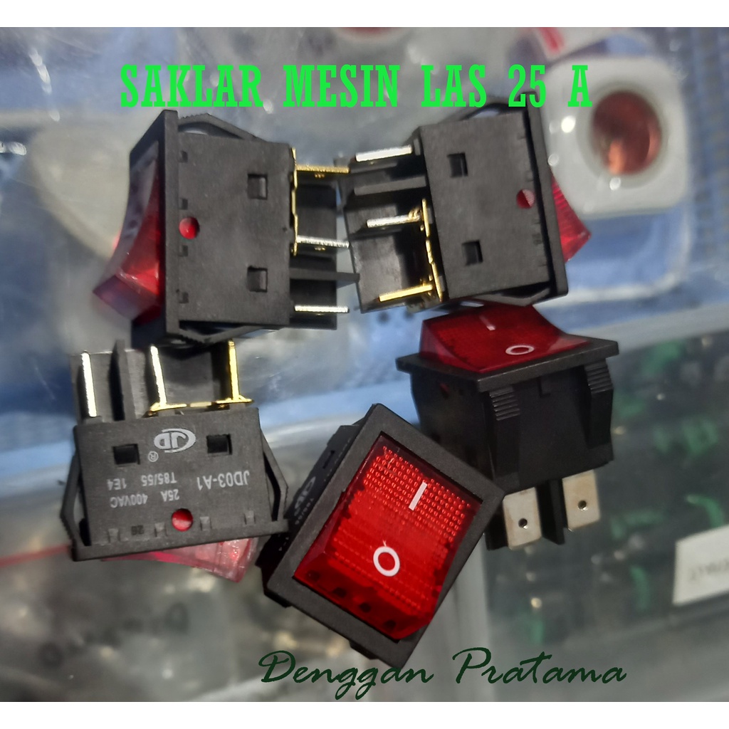Jual Saklar 25A 6 Kaki 4 Kaki Switch On Off Mesin Las Travo Inverter ...