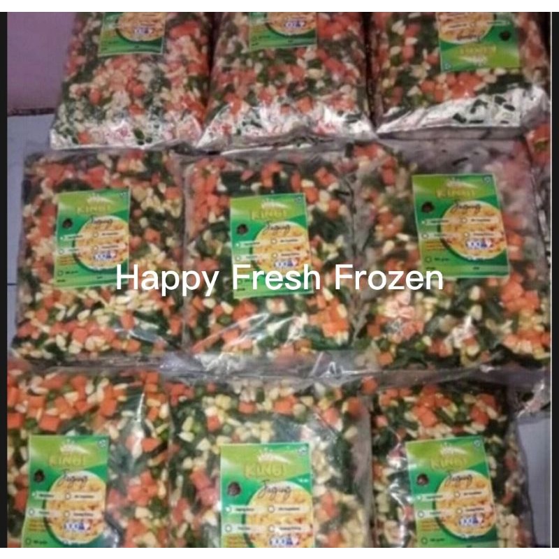 Jual Mix Vegetables Sayuran Beku Frozen 1 Kg Shopee Indonesia