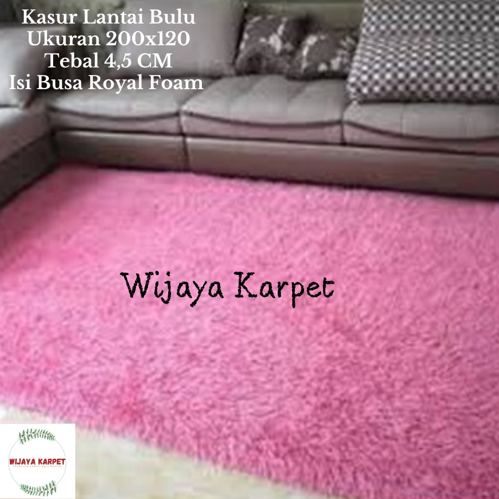 Jual Karpet Bulu Ukuran X Tebal Cm Busa Royal Foam Original Alas Polos Shopee