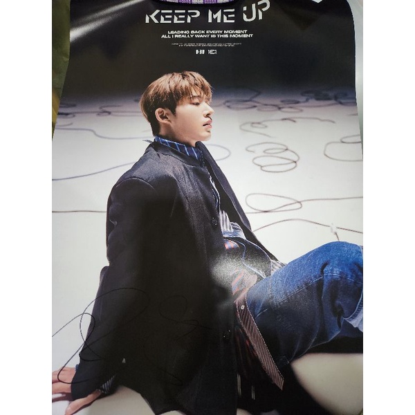 Jual [BI] Hanbin Real Signed Poster from The Hidden Stage Seoul Concert ...