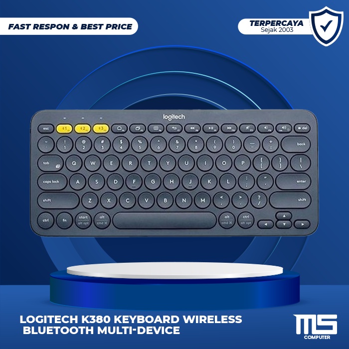 Jual Logitech K380 Keyboard Wireless Bluetooth Multi-Device | Shopee ...
