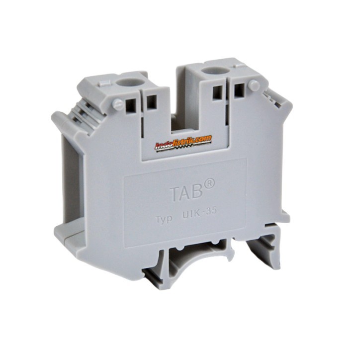 Jual Terminal Blok Kabel UK 35N Abu-abu model Weidmuller TAB | Shopee ...