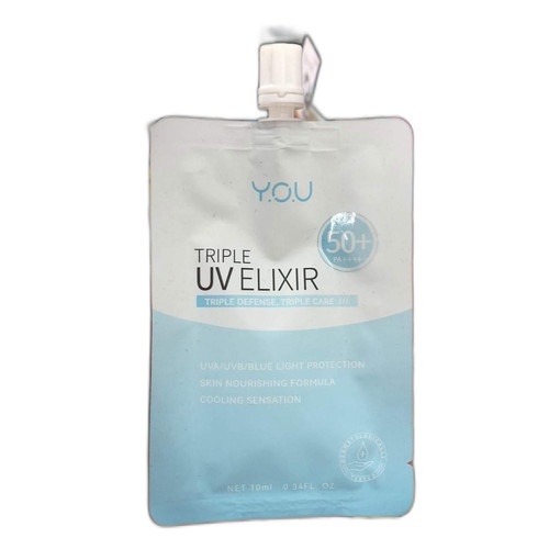 Jual YOU TRIPLE UV ELIXIR SUNSCREEN GEL SPF 50+ PA++++ 10ml [UVA UVB ...